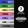 image:imageSAKURA 42392 7Piece Fine Pentouch Paint Marker 10mm Yellow Red Purple Green Blue White and Black1 Count Pack of 7