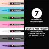 image:imageSAKURA Permapaque Fine Point Markers Bright 7 PK 58319Bright