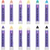 image:imageSAKURA Solid Paint Markers  12 Assorted Permanent Marker Paint Pens  2 Black 7 Assorted Colors amp 3 Fluorescent Pens  For Window Wood amp Glass  12 Pack