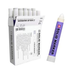 image:imageSakura Solid Paint Markers  Permanent Marker Paint Pens  Window Wood amp Glass Marker  White Paint  12 PackWhite