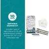 image:imageSAKURA 50113 Zentangle 11 Pc Set wZendala Round WhiteTiles 458 in Diameter white1 Count Pack of 10