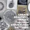 image:imageSAKURA 50113 Zentangle 11 Pc Set wZendala Round WhiteTiles 458 in Diameter white1 Count Pack of 10