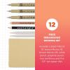 image:imageSAKURA 50113 Zentangle 11 Pc Set wZendala Round WhiteTiles 458 in Diameter white1 Count Pack of 12