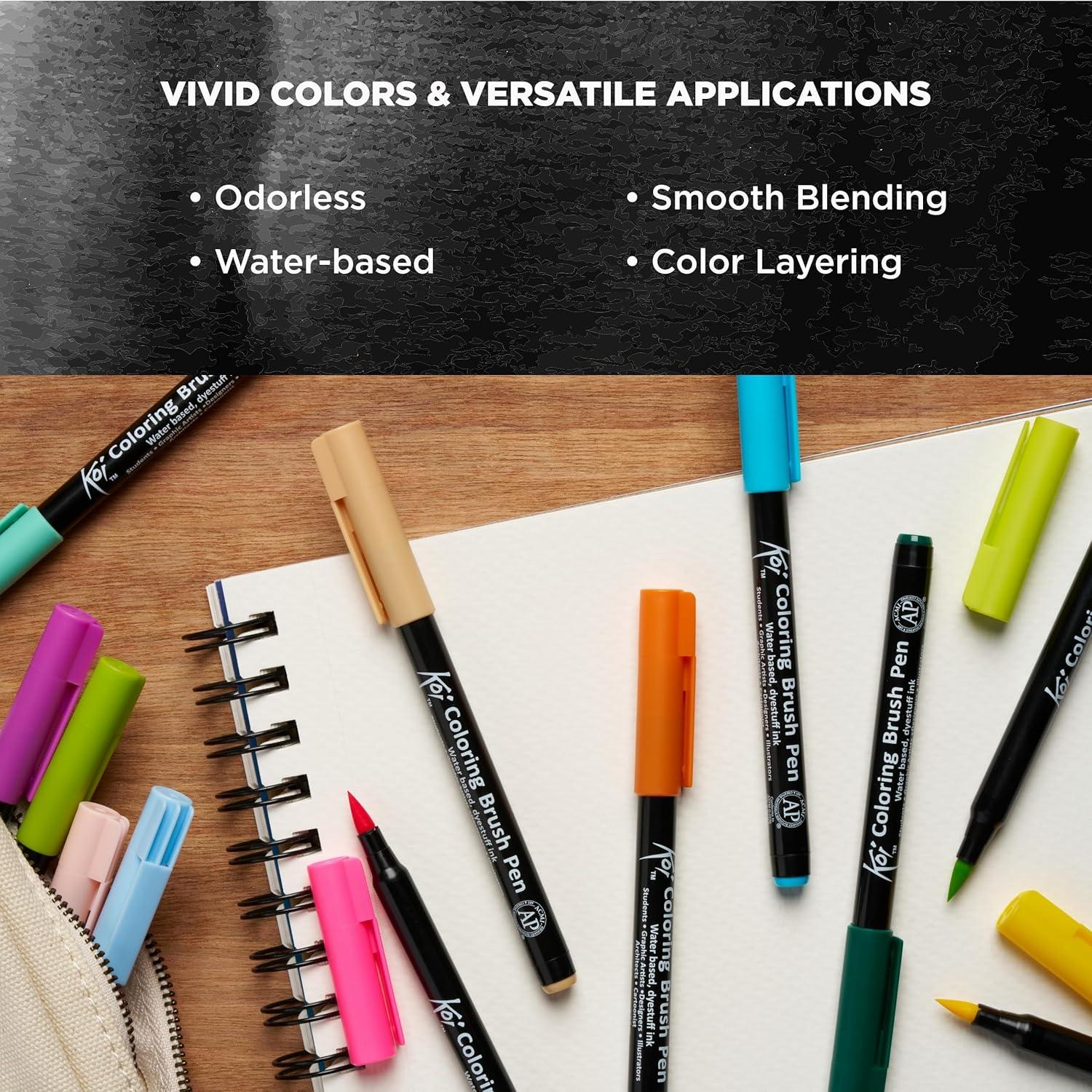 image:imageSAKURA XBRBlend 2Piece Blister Card Koi Colorless Blender Set48 Color Set
