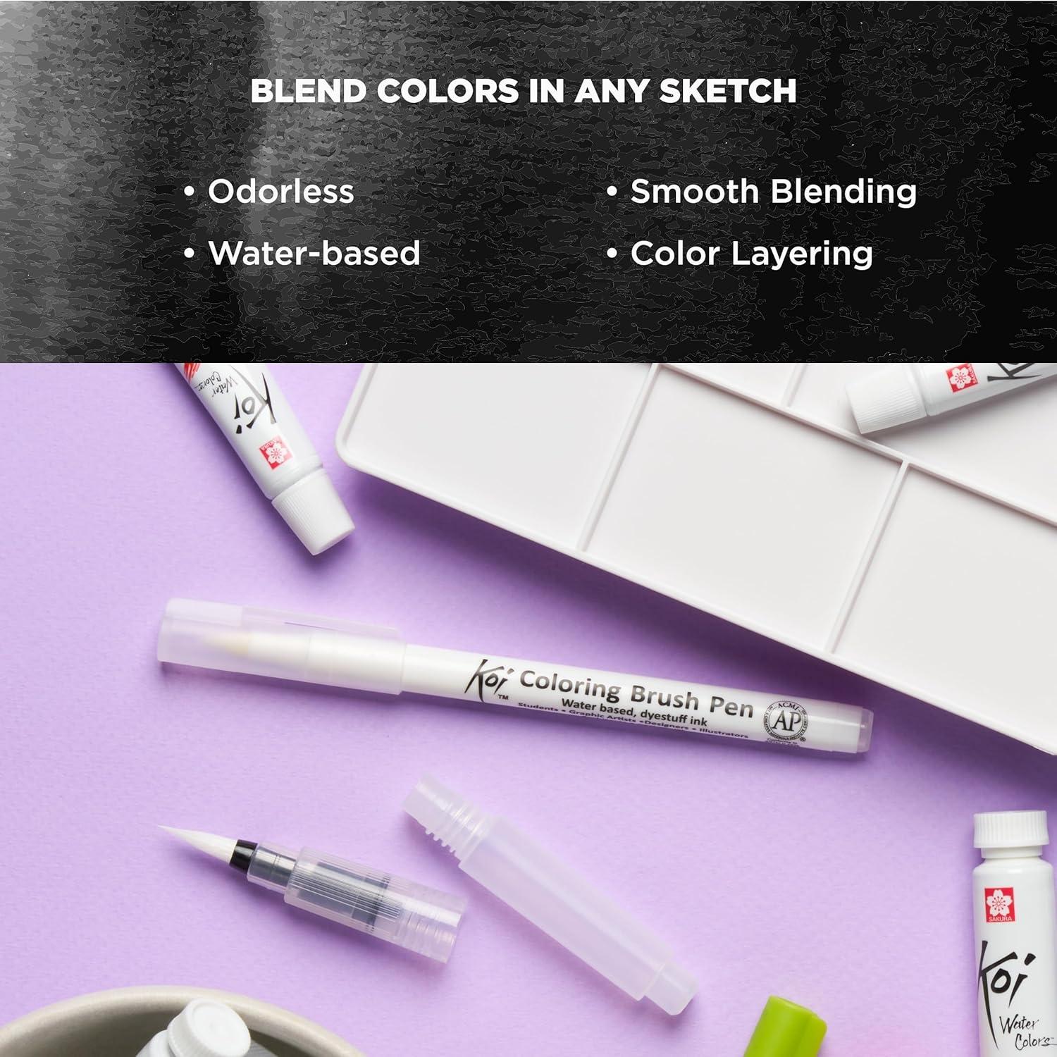image:imageSAKURA XBRBlend 2Piece Blister Card Koi Colorless Blender SetBlender 2pk