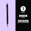 image:imageSAKURA 50297 Mechanical Pencil Fixed Sleeve 05mm with 3 Erasers Black05mm Pencil