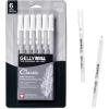 image:imageSAKURA Gelly Roll Classic Gel Pens Opaque White Ink Asst Tips 050810 6 PK 574611 Count Pack of 6