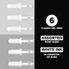 image:imageSAKURA Gelly Roll Classic Gel Pens Opaque White Ink Asst Tips 050810 6 PK 574611 Count Pack of 6