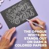 image:imageSAKURA Gelly Roll Classic Gel Pens Opaque White Ink Asst Tips 050810 6 PK 574613 Count Pack of 1