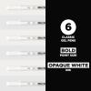 image:imageSAKURA Gelly Roll Classic Gel Pens Opaque White Ink Asst Tips 050810 6 PK 574616 Count Pack of 1