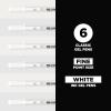 image:imageSAKURA Gelly Roll Classic Gel Pens Opaque White Ink Asst Tips 050810 6 PK 574616 Count Pack of 1