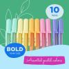 image:imageSAKURA Gelly Roll Moonlight 10 Pastel amp Opaque Gel Pens  Bold Point Ink Pen for Journaling Art Calligraphy or Drawing  Assorted Pastel Ink  Bold Line  10 PackGreen orange pink yellow
