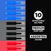 image:imageSAKURA Gelly Roll Retractable Gel Pens Colored  Metallic Gel Pens  08 Medium Point Ink Pen for Journaling Art Calligraphy or Drawing  Assorted Colored Ink  10 Pens1 Count Pack of 10