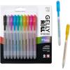 image:imageSAKURA Gelly Roll Retractable Gel Pens Colored  Metallic Gel Pens  08 Medium Point Ink Pen for Journaling Art Calligraphy or Drawing  Assorted Colored Ink  10 Pens1 Count Pack of 10
