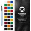 image:imageSAKURA Koi Field 30 Assorted Watercolors with Water Brush Sketch Set XNCW30N30 Colors