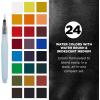 image:imageSAKURA Koi Pocket Field Sketch Kit  Watercolor Sets for Painting On the Go  24 Colors  Iridescent Medium 5 mL Tube  1 Water Brush  1 Sponge  1 Palette