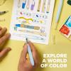 image:imageSAKURA Koi Pocket Field Sketch Kit  Watercolor Sets for Painting On the Go  24 Colors  Iridescent Medium 5 mL Tube  1 Water Brush  1 Sponge  1 Palette