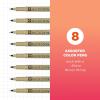 image:imageSAKURA Micron PN Soft Nib 6 Asst Archival Colors 502218 Pen Pack