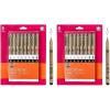 image:imageSAKURA Pigma Micron Fineliner Pens  Archival Black Ink Pens  Pens for Writing Drawing or Journaling  Assorted Point Sizes  6 PackBlack
