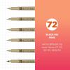 image:imageSAKURA Pigma Micron Fineliner Pens  Archival Black Ink Pens  Pens for Writing Drawing or Journaling  Assorted Point Sizes  6 PackBlack