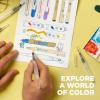 image:imageSAKURA XNCW24N 24 Assorted Watercolors Field Sketch Set with BrushMulticolor