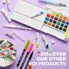 image:imageSakura Koi Water Brush  Brush for Watercolor  4 ml Tank  4 Assorted Brush Tips