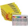 image:imageSAKURA CrayPas Junior Artist Oil Pastel Set  Soft Oil Pastels for Artists  12 Colors  6 Sets of 126 Count Pack of 12