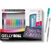 image:imageSAKURA Gelly Roll Retractable Gel Pens Colored  Assorted Gel Color Pens with Different Effects  08 Medium Point Ink Pen for Journaling Art or Drawing  1 Pen Case  Assorted Colored Ink  24 Pens