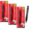 image:imageSAKURA SumoGrip Pencil with Comfort Grip  07 mm Ergonomic Mechanical Pencil  Clear Gray  3 PackGrey