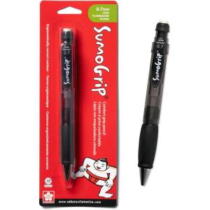 image:imageSAKURA 50280 SumoGrip 09mm Pencil with Eraser ClearClear Gray