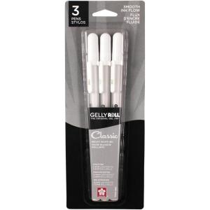 image:imageSAKURA Gelly Roll Classic Gel Pens Opaque White Ink Asst Tips 050810 6 PK 574613 Count Pack of 1