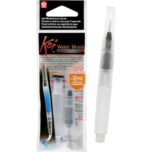 image:imageSAKURA Koi Water Color Brush 4ml Tank Medium Round Brush 38551Clear