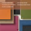 image:imageSakura Notebook Ruled A5  JapaneseInspired Lined Notebook for Effortless Writing  140 GSM Paper  Hardcover  Builtin Pen Holder  Expandable Inner Pocket  FlatLay  51 x 83  MulberryAmber