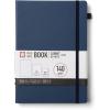 image:imageSakura Notebook Ruled A4  JapaneseInspired Lined Notebook for Effortless Writing  140 GSM Paper  Hardcover  Builtin Pen Holder  Expandable Inner Pocket  FlatLay  83 x 117  MulberryDeep Indigo