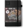 image:imageSakura Sketchbook A5  Drawing Sketchbook for Visual Journaling Effortless Sketching amp Personal Use  140 GSM Paper  Hardcover Hardcover  160 Pages  51 x 83  Black  Cream PaperBlack Paper
