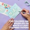 image:imageSAKURA 37903 6Piece Gelly Roll Assorted Colors Stardust Galaxy Pen Set6 Meteor Pens