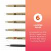 image:imageSAKURA 50203 8Piece Pigma Manga Comic Pro Drawing Kit6 Pen Pack
