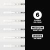 image:imageSAKURA 57488 Gelly Roll Classic 08 Medium Pt 6PK Pen White
