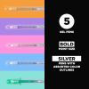 image:imageSAKURA 58530 5Piece Gelly Roll Assorted Colors Silver Shadow Pen SetSilver
