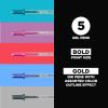 image:imageSAKURA 58760 5Piece Gelly Roll Gold Shadow Pen Set Assorted ColorWhite