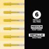 image:imageSAKURA Gelly Roll Metallic Gel Pens  Pens For Scrapbook Journals or Drawing  Art Gifts Holiday Gifts amp DIY Projects  Colored Metallic Ink  Medium Line  10 PackMetallic Gold