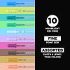 image:imageSAKURA Gelly Roll Moonlight 25 Pack 06 Fine point Bright Opaque Ink Gel Pens Creamy Smooth Ink Writes on Dark PaperMoonlight