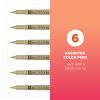 image:imageSAKURA Pigma Micron Fineliner Pens 03 Tip Size Archival Asst Colors 6 PK 5004903 Tip