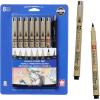 image:imageSAKURA 50203 8Piece Pigma Manga Comic Pro Drawing Kit8 Pen Pack