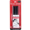 image:imageSAKURA 50204 8Piece Pigma Sensei Manga Drawing Kit Black3PC Black Chisel Set