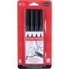 image:imageSAKURA 50204 8Piece Pigma Sensei Manga Drawing Kit Black4PC Black Set