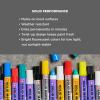image:imageSAKURA Solid Marker  MessFree Paint Marker for Indoor amp Outdoor Applications  MultiSurface  Low Odor No Drip amp NonToxic  Quick Drying in 510 Minutes  13mm Tip  Fluorescent Green  3 Count