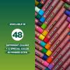 image:imageSAKURA XLP12 12Piece CrayPas Expressionist Assorted Color Oil Pastel Set Multicolor 12 Color Set