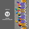 image:imageSakura Solid Paint Markers  12 Permanent Marker Paint Pens  Window Wood amp Glass Marker  Assorted Colors  6 White amp 6 Yellow  12 Pack