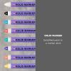 image:imageSakura Solid Paint Markers  8 Permanent Marker Paint Pens  Window Wood amp Glass Marker  Assorted Colors  White Black Yellow Orange Purple Blue Red amp Green  8 Pack